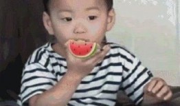 吃瓜 表情包可爱